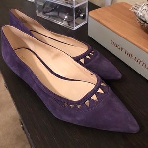 Nine West suede flats